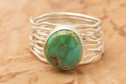 Sterling Silver Royston Turquoise Ring